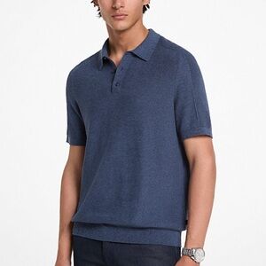 MICHAEL KORS MENS Cotton Mouliné Polo Shirt